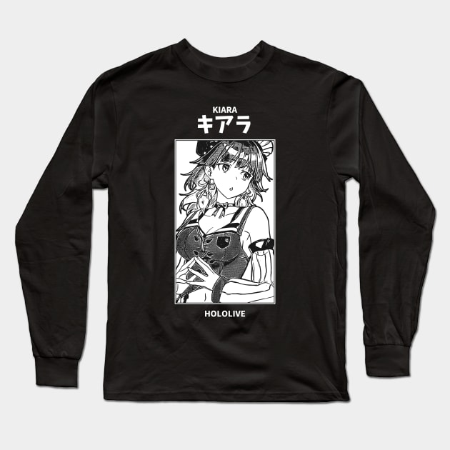 Kiara Takanashi Hololive Long Sleeve T-Shirt by KMSbyZet